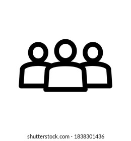 team icon or logo isolated sign symbol vector illustration - high quality black style vector icons

