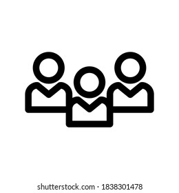 team icon or logo isolated sign symbol vector illustration - high quality black style vector icons
