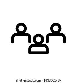team icon or logo isolated sign symbol vector illustration - high quality black style vector icons
