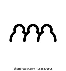 team icon or logo isolated sign symbol vector illustration - high quality black style vector icons
