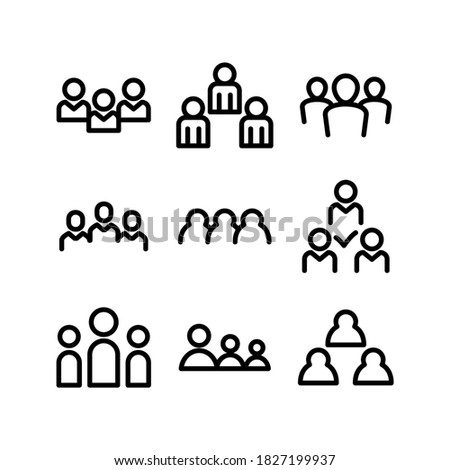 team icon or logo isolated sign symbol vector illustration - Collection of high quality black style vector icons
