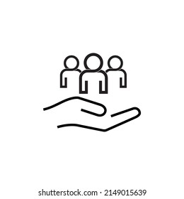 team icon on white background