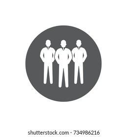 team icon on the white background.