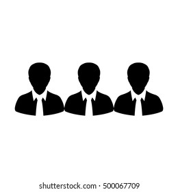 Team Icon - People Group Vector illustration