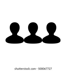 Team Icon - People Group Vector illustration