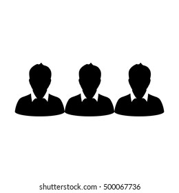Team Icon - People Group Vector illustration