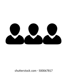 Team Icon - People Group Vector illustration