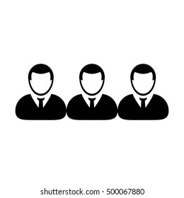 Team Icon - People Group Vector illustration