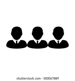 Team Icon - People Group Vector illustration