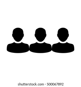 Team Icon - People Group Vector illustration