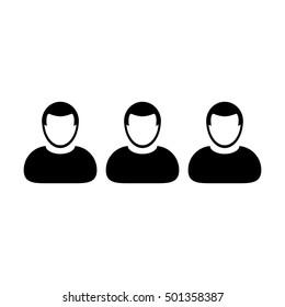 Team Icon - People Group Vector illustration