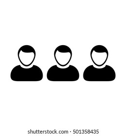 Team Icon - People Group Vector illustration