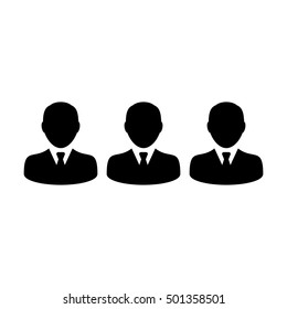 Team Icon - People Group Vector illustration