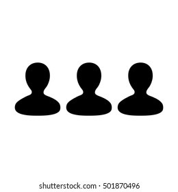 Team Icon - People Group Vector illustration