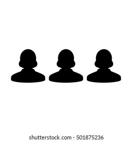 Team Icon - People Group Vector illustration