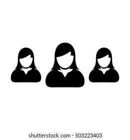 Team Icon - People Group Vector illustration