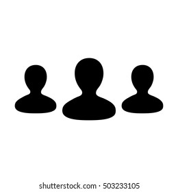 Team Icon - People Group Vector illustration