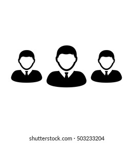 Team Icon - People Group Vector illustration