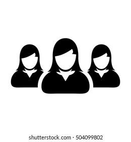 Team Icon - People Group Vector illustration