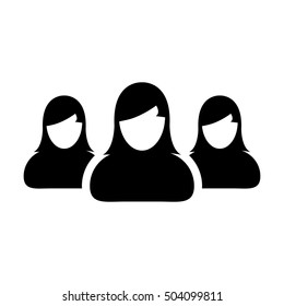 Team Icon - People Group Vector illustration