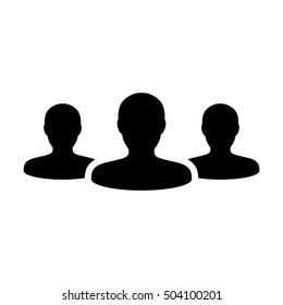 Team Icon - People Group Vector illustration