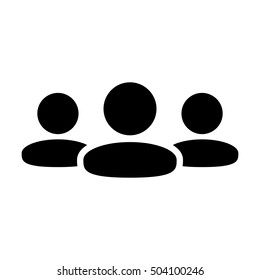 Team Icon - People Group Vector illustration