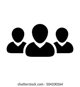 Team Icon - People Group Vector illustration