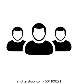 Team Icon - People Group Vector illustration