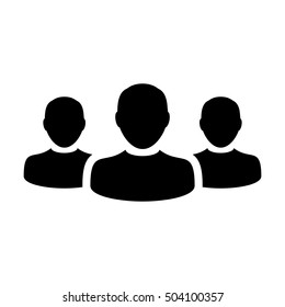 Team Icon - People Group Vector illustration