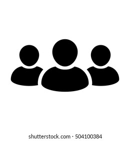 Team Icon - People Group Vector illustration