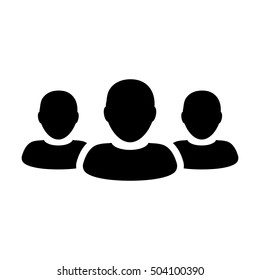 Team Icon - People Group Vector illustration
