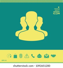 Team icon symbol Team icon symbol