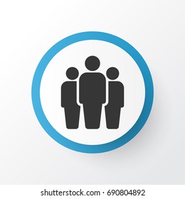 Team Icon Symbol. Premium Quality Isolated Group Element In Trendy Style.