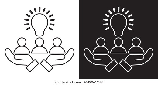 Team  Icon.  Teamwork  Icons, vector illustration. EPS 10 AI