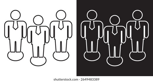 Team  Icon.  Teamwork  Icons, vector illustration. EPS 10 AI