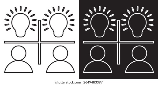 Team  Icon.  Teamwork  Icons, vector illustration. EPS 10 AI