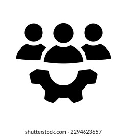 Team icon. teamwork sign. vector illustration