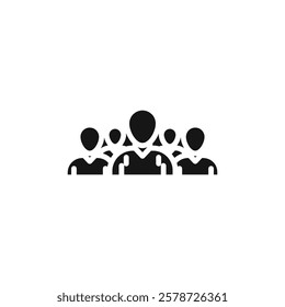 Team icon Thin line art collection