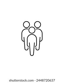 icono de equipo, icono de Vector de la mejor línea.