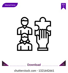 team icon vector . Best modern, simple, isolated, application ,teamwork icons, logo, flat icon for website design or mobile applications, UI / UX design vector format