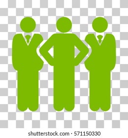 Team icon. Vector illustration style is flat iconic symbol, eco green color, transparent background. Designed for web and software interfaces.