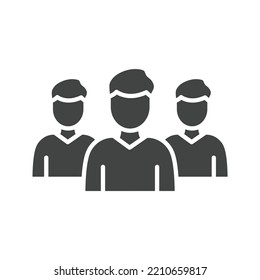Team icon vector image. Can also be used for Project Management. Suitable for mobile apps, web apps and print media.