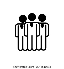 Team icon in vector. Logotype