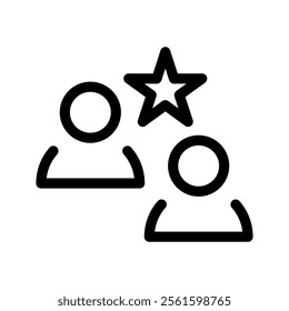 Team Icon Vector Symbol Design Illustration
