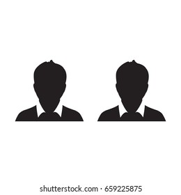 Team Icon Vector User Group of People for Business Management Persons Avatar Symbol in Glyph Pictogram illustration