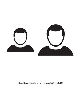 Team Icon Vector User Group of People for Business Management Persons Avatar Symbol in Glyph Pictogram illustration