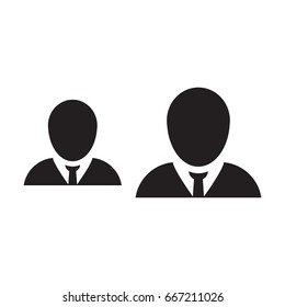Team Icon Vector User Group of People for Business Management Persons Avatar Symbol in Glyph Pictogram illustration