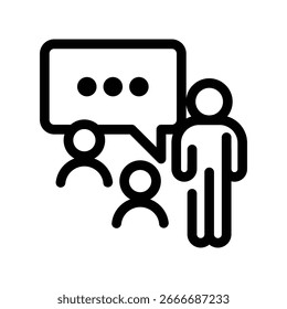Team-Anleitung Gliederungssymbol Vektor-Design gut für Web oder mobile App