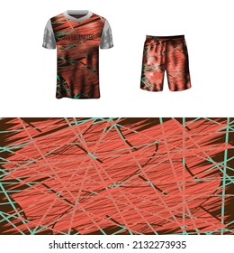 El traje Team jersey con fondo abstracto es adecuado para calcomanías, pegatinas y ropa de exterior