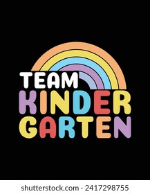Team kindergarten  Kindergarten T shirt design
